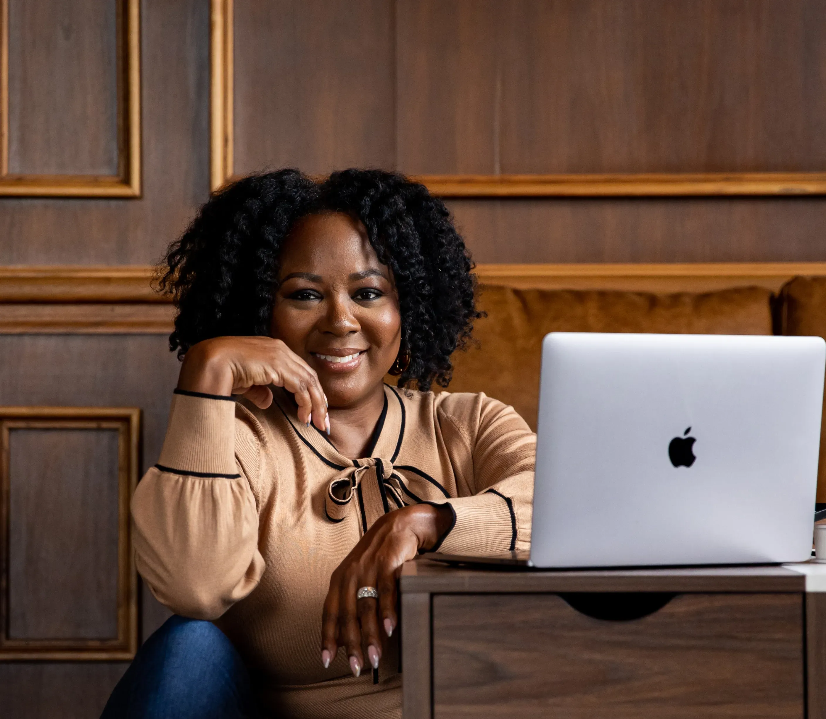 Tomiko in her office